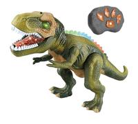 Genérico Giocattoli Dinosauri per Bambini - Dinosauro con Telecomando con Luce Spruzzatore E | Figura Elettronica Camminare Realistico Gioco Bambini Regali Compleanno Feste Premi Aula