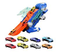 Genérico Giocattoli Dinosauri per Bambini - Divertente camion Rimorchio Giocattolo | Dinosauro Riutilizzabile, Attività Educativa Prescolare Portatile per Compleanno E Natale