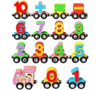 Genérico Giocattoli per bambini educativi magnetici, numeri colorati, cognitivi classificazione forme, per bambini, ragazze, casa, viaggi, scuola, compleanno, Natale, accessorio pratico e