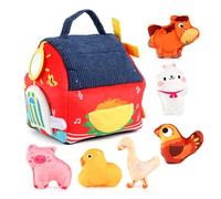 Genérico Giocattoli per bambini, gioco educativo di riconoscimento delle lettere, giocattoli sonori di animali della fattoria di peluche, per Natale, Pasqua, compleanno, prescolare, casa, scuola
