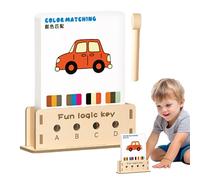 Generico Giocattoli Per L'Abbinamento Dei Colori - Puzzle Bambini | Attività Didattiche Per Scuola Asilo Casa Viaggi Bambini 4 Anni