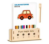 Generico Giocattoli Per L'Abbinamento Dei Colori - Puzzle Educativo Per Bambini - Attività Didattica Per Casa Scuola Viaggio Asilo Bambini 4+ Anni