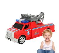 Generico Giocattoli Per Veicoli Di Soccorso,Camion Educativo Interattivo - Veicolo Giocattolo Elettrico Escue Con Musica E | Per Bambini Gioco Contro La Noia Casa Salotto Camera Da Asilo