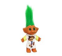 Genérico Giocattoli Troll per bambini, giocattoli brutti natalizi in miniatura, figurine retrò divertenti per scaffali, decorazione decorativa per soggiorno camera da letto biblioteca