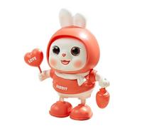 Generico Giocattolo A Forma Di Coniglio Cantante,Animale Elettrico con Musica e Luce,Giocattolo Animale Musicale | Per Bambini Casa Compleanno Natale Soggiorno Camera Dei Giochi