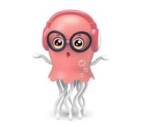 Generico Giocattolo a forma di polpo, giocattolo musicale che gattona, movimento elettrico con luci e suoni, adatto per giochi educativi per bambini piccoli, neonati e bambini in età prescolare