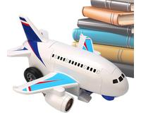 Genérico Giocattolo aereo per bambini - Aereo elettrico con funzione Bump & Go | Avione girevole a 360°, modello in ABS resistente, per bambini da 3 a 8 anni e ragazze