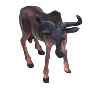 Generico Giocattolo Animale Gnu - Figura Modello in Miniatura, Statuetta realistica, miglioramento della durabilità 'apprendimento | Accessorio educativo per Il Gioco cognitivo per Bambini, Ragazzi e