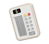 Generico Giocattolo Ascensore Alimentato a Batteria con Pulsante, White | Risposta a suoni e luci, pulsanti apertura e chiusura delle porte, azioni familiari ' ascensore per giochi