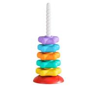 Generico Giocattolo con Stelle impilabili: Torre Girevole, impilatore di | Anelli per Bambini | Materiale ABS 39,5 cm Sviluppo cognitivo educativo Spinner Grasp attività di Formazione Playset per