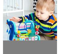 Generico Giocattolo del Labirinto di Biglie - Supporto per L'Apprendimento Matematico con Design A Delfino,Montagne Russe per,per Asilo E Bambini 3 Anni E Oltre Ideale per Compleanno E Natale