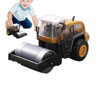 Generico Giocattolo del rullo compressore - Modello pressofuso, veicolo per camion per macchine edili, modello creativo per costruzioni stradali | per ragazzi e ragazze 5 anni in su, sala giochi,