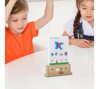 Generico Giocattolo Di Abbinamento Carte Per Bambini - Attività Da Tavolo Puzzle | Gioco In Legno Con Carte Apprendimento Colori Per Bambini,Per Oltre 3 Anni Maschi, In Età Prescolare, Casa, Au