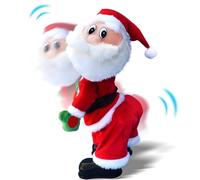 Generico Giocattolo di Babbo Natale che twerka, bambola di Babbo Natale,Bambola di peluche ripiena di Babbo Natale che scuote il culo di Natale - Bambola animata di Babbo Natale, giocattoli