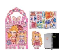 Generico Giocattolo Di Bambola Magnetica Da Vestire - Collezionabile Immaginativo, Bambola Magnetica Per Ragazze | Gioco Creativo Per Feste, Casa, Aula, Collezionisti, Bambini, Alunni, Età Prescolare