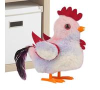 Genérico Giocattolo di Gallo Walker - Peluche elettronico che cammina e Trina - Bambola interattiva sensoriale educativa per sviluppo precoce e gioco creativo