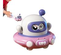 Genérico Giocattolo di nave spaziale | Piattino volante rimbalzante con design spaziale per bambini - attività esterne interne regalo compleanno bambini bambine piccoli giardino salotto patio parco