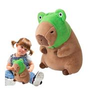 Generico Giocattolo Di Peluche Capibara | Rana Carina In Stile Cartoon,Bambola In Peluche Morbida Ed Elegante | Per Scrivania Casa Divano Soggiorno Compleanno Bambini Appassionati Fan Amico