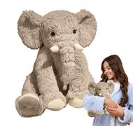 Genérico Giocattolo di stoffa di elefante - Elefante di lusso | | Fabric | Bambola morbida e accogliente | Elefann Cuddly Toy for Sleeping Companions, Elfar Toys, Sweet Plush Decoration for Children