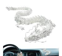 Generico Giocattolo drago articolato | Giocattolo flessibile con statuetta di drago,Accattivanti dettagli per la decorazione degli occhi per acquari, automobili, uffici e case