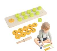 Generico Giocattolo E Bulloni per Bambini,Gioco Sensoriale di Conteggio con Cacciavite,Gioco di Apprendimento Numeri con | per Apprendimento Precoce Abilità Motorie Fine Scuola Materna Asilo
