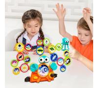 Generico Giocattolo Educativo da Costruzione con Ingranaggi | attività Educative | Giocattoli da Costruzione STEM,per Feste di Compleanno Casa Asilo Scuola Viaggio Spiaggia