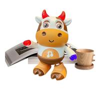 Generico Giocattolo illuminato - Giocattolo elettronico con a LED, robot musicale in movimento | Giocattoli interattivi di danze ritmiche per bambini, ragazzi e ragazze, divertenti gioch