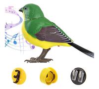 Generico Giocattolo interattivo per con canto e cinguettio elettrico, simpatico robot, animale domestico da scrivania di simulazione alimentato a batteria, ornamenti per alberi per decorazioni