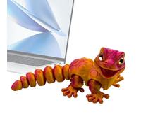 Generico Giocattolo lucertola stampato in 3D - Figurina di articolato, modello realistico di rettile | Design sicuro non tossico per i più piccoli, figure di statue di rettili giocattoli agitati, pe