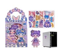 Genérico Giocattolo Magnetico Della Bambola Per Vestire | Set Per Mescolare E Combinare,Giocattolo Della Bambola Vestire Per Bambini | Per Gli Amanti Dei Collezionisti Bambini Prescolari Festa Casa