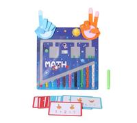 Genérico Giocattolo matematico per contare sulle dita, labirinto magnetico colorato e numeri per imparare a contare, sviluppare abilità motorie fini per casa o scuola