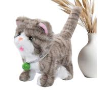 Genérico Giocattolo musicale Plush Cat | 7 Inch Interactive | Talking Kitten Electronic Pet For Boys Girls Preschoolers Children Pet Lovers; Christmas Birthday New Year Gift, Animated Soft Kitty Robot
