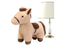 Generico Giocattolo Peluche Cavallo - Bambola Morbida Da Abbracciare E Da Collezione | Giocattolo Animali Di Peluche Morbidi - Per Divano Auto Sedia Scrivania Soggiorno Camera Da