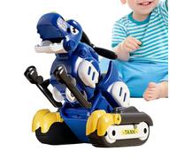 Genérico Giocattolo per auto Dinosauro trasformabile per Collisione,Modello di elicottero - Figura di trasformazione | per bambini e ragazze in età prescolare festa compleanno decorazione casa camera