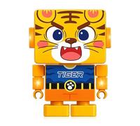 Generico Giocattolo per Bambini - Animale Luminoso, e Divertente,Giocattolo a forma di tigre per bambini,per Festa Compleanno Casa Scuola Scrivania Gioco di Fantasia Regalo Bambini Ragazzi