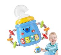 Generico Giocattolo Per Bambini - Giocattolo Musicale Illuminato 13,8x4x11,7 Cm | Biberon Interattivo Per Con Manico Casuale E Colori 'anello, Musicali Delicate | Biberon Educativo Lenitivo Pe