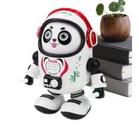 Generico Giocattolo Robot - Panda Spaziale Interattivo, Figura In Movimento Che Cammina, Forma Di Panda Interattivo | Robot Elettrico Che Cammina Giocattoli Con LED Musicali Per Bambini Ragazzi R