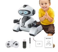 Generico Giocattolo robot remoto, robot telecomandato per bambini,Robot telecomandati con occhi LED per ragazze | Giocattoli da viaggio per ragazze interattivi Smart Dance Song