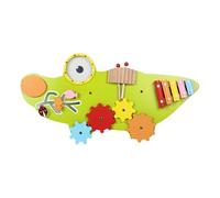 Generico Giocattolo Sensoriale da Parete 11 in 1, Migliora Le capacità Cognitive, Materiale in Legno, Pannello di attività per Bambini, Lavagna Didattica, Design Interattivo, per La Sala Giochi