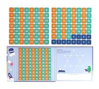 Generico Giochi da Tavolo di Matematica | Strumento Educativo Apprendimento,Giochi Interattivi per Sviluppare Abilità Cognitive in Viaggio Bambini 3+ Anni Casa Scuola