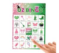 Generico Giochi di Bingo di Halloween per Bambini | Set di Carte Regalini per Feste con Giochi - Mazzo Giocattoli Interattivi per Viaggi Riunioni Familiari Scolastiche Festival Interno Esterno