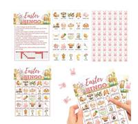 Generico Giochi Di Carte Pasquali Dedicati Ai Bambini - Set Da Tavolo 24 Pezzi Per Raduni | Giochi Di Carte Divertenti | Per Bambini Famiglia Aula Casa Sociale Viaggio Vacanza