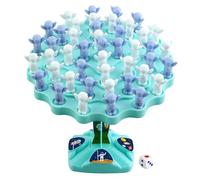 Generico Giochi di Equilibrio per Bambini - Gioco da Tavolo a Tema Astronauta, Giocattolo educativo per Albero di Equilibrio con Altalena, Set da Tavolo per Allenamento motorio fine per più Persone