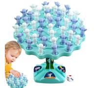Generico Gioco Bilancia Astronauta Albero - Gioco Impilamento Educativo 48 Astronauti | Giocoo Tavolo Spazio Famiglia | Sƒida Equilibrio Coordinazione Mano Occhio | Puzzle Tavolo 3+