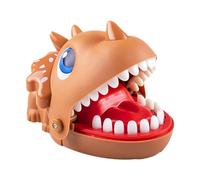 Generico Gioco che morde il dinosauro - Giocattolo con la bocca del drago da 14,7 cm, Divertenti giocattoli per la dei denti, Giochi di reazione interattivi | Denti di stile dentista per banc