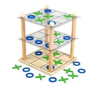 Generico Gioco Connect Per Bambini | Attività Educative Strategiche 3D | Giochi Da Tavolo In Legno Con Connessione A,Per Natale Halloween Raduni Riunioni Feste Viaggio Aula