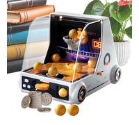 Genérico Gioco da Basket da Tavolo - Set di cestini da lancio per scrivania, giocattolo interattivo lancio palla - per interni casa ufficio scuola scuola scuola asilo