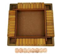 Generico Gioco Da Tavolo In Legno - Gira I Numeri, Giocattolo A Scacchi | Gioco Da Tavolo Genitore-figlio Per Feste Al Bar E Libero Home | Giochi Di Per Famiglie Bambini E Adulti