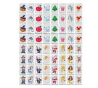 Generico Gioco da Tavolo Mahjong - Set di Tessere Mahjong Portatile da Viaggio,Gioco per Famiglia Compleanno Bambini e Adulti Casa Picnic Viaggio