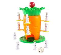 Generico Gioco da tavolo per l'equilibrio della carota - Divertimento interattivo con la torre, la 'equilibrio a forma di carota migliora il pensiero e la coordinazione attraverso l'impilamento gioco